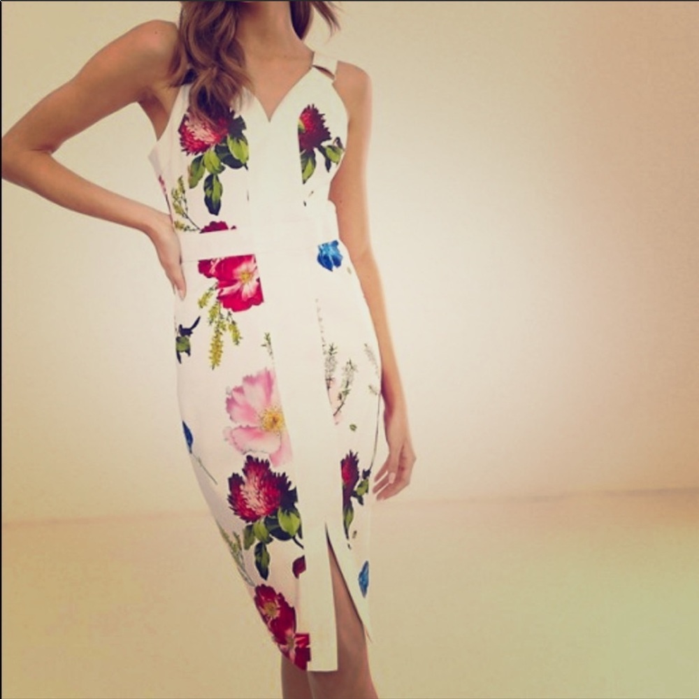 Ted Baker Floral Bodycon Dress